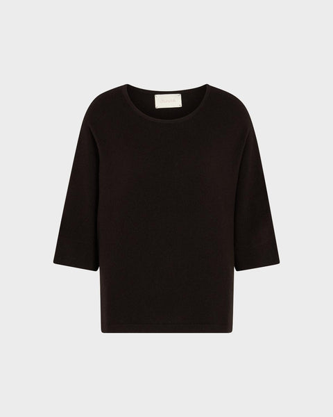 JUVIA - BLANCA Cashmere Blend - Pullover - bitter chocolate