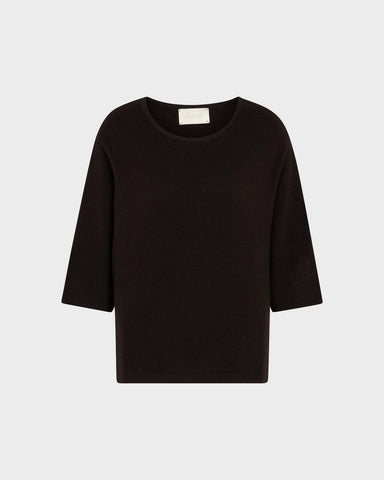 JUVIA - BLANCA Cashmere Blend - Pullover - bitter chocolate