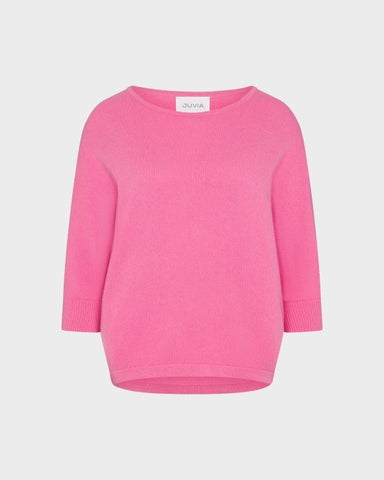 Juvia - BLANCA CASHMERE BLEND - PULLOVER - ELECTRIC PINK