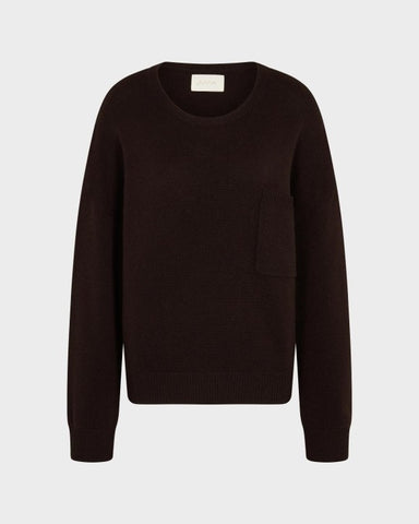 JUVIA - ZOLA Cashmere Blend - Pullover - bitter chocolate