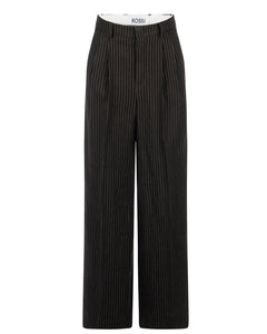 Rossi Pants - Noa gestreift schwarz/weiß