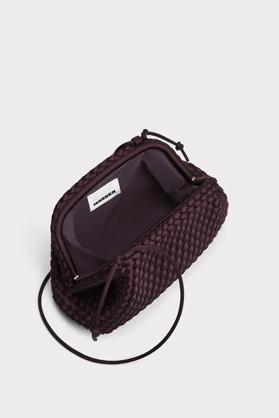 Marrea - Pouch Aubergine Satin