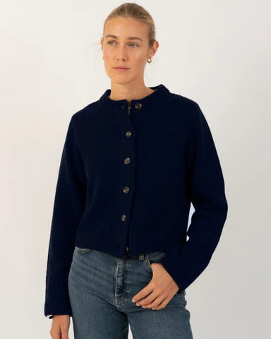 Anna v Berg - LILLY CARDIGAN IN DEEP BLUE