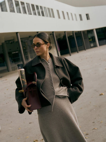 Anna v Berg - PW x AVB CELINA CARDIGAN IN WOOD