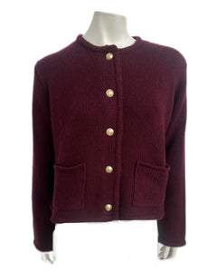Anna v Berg - Patricia Jacket Dark cherry