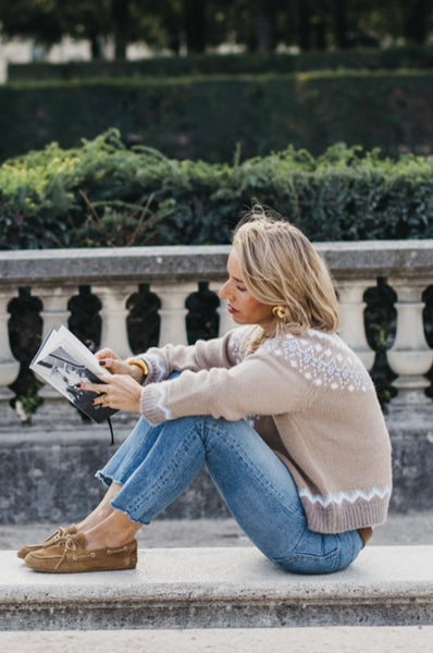 Anna V Berg - Laura Fair Isle Sweater Toast