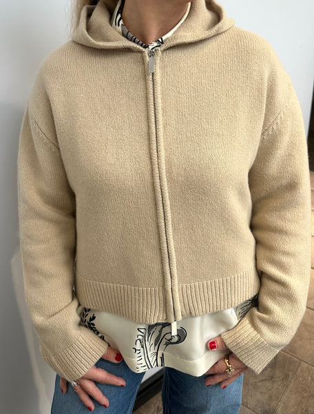 ANNA V BERG - JO ZIP JACKET Caramel