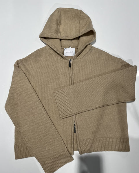 ANNA V BERG - JO ZIP JACKET Caramel
