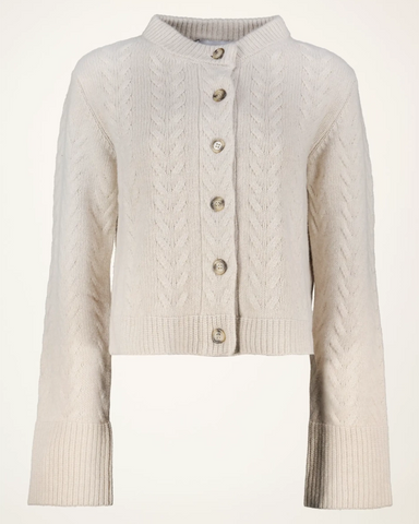 Anna v Berg - LILLY CABLE JACKET SAND
