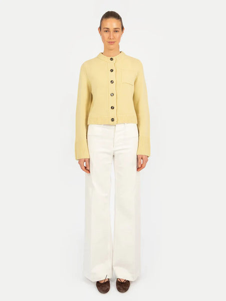 ANNA V BERG - LILLY CARDIGAN IN LIME