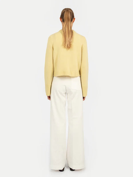 ANNA V BERG - LILLY CARDIGAN IN LIME