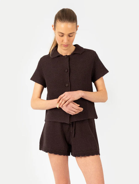 Anna v Berg - AVA SHORTS IN CHOCOLATE