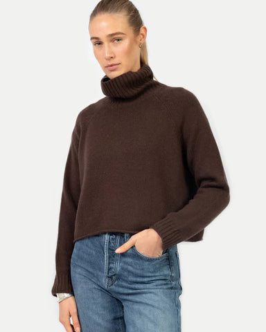 Anna v Berg - LAURA TURTLENECK IN TRUFFLE BROWN