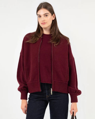 Anna v Berg - Augusta Jacket Dark Cherry