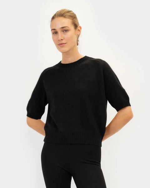 Anna V Berg - ANITA BRUSHED SWEATER IN NIGHT