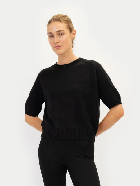 Anna V Berg - ANITA BRUSHED SWEATER IN NIGHT