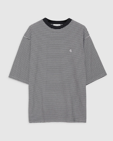 Anine Bing - Bo Tee - Black And White Stripe