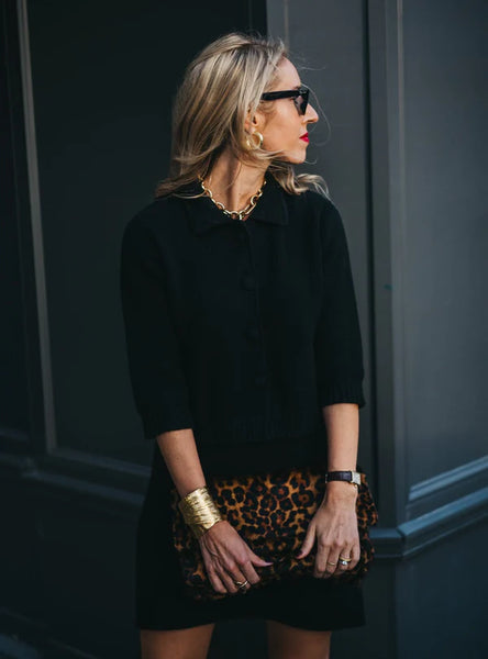 Anna v Berg - LAURA JACKET IN BLACK SESAME