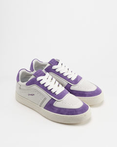 Copenhagen - Sneaker CPH264 leather mix white/purple